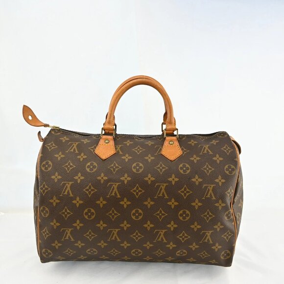 LOUIS VUITTON Monogram Speedy 35 Hand Bag bsj688-102125 - Picture 2 of 16